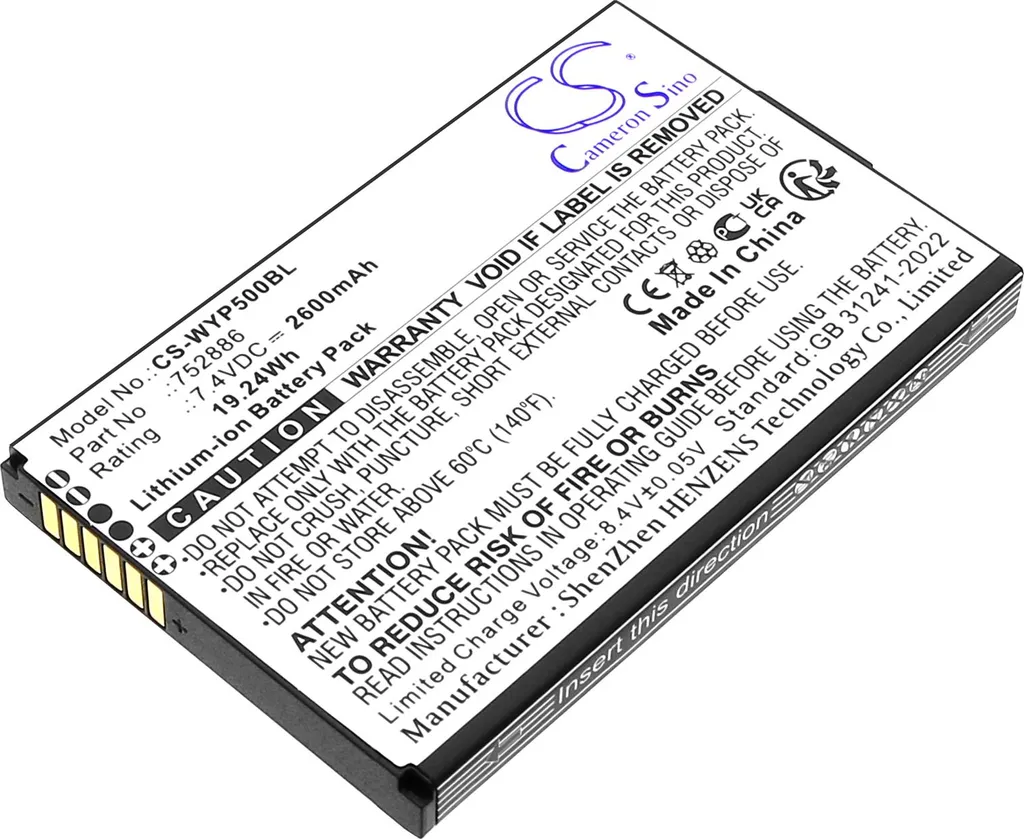 Batterie de Rechange pour Terminaux Wiseasy N6 P5 - Haute Autonomie