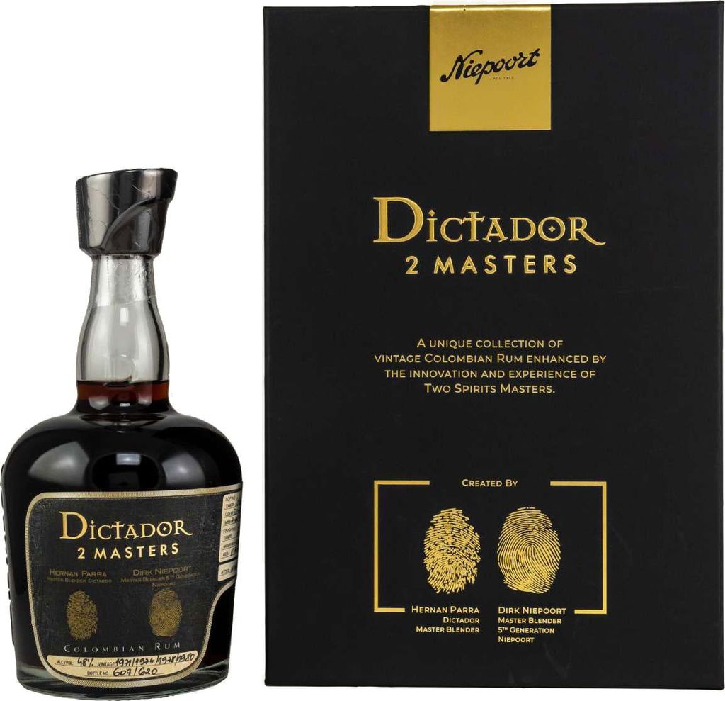 Dictador 2 Masters - Parra/Niepoort - Vintage Colombian Rum