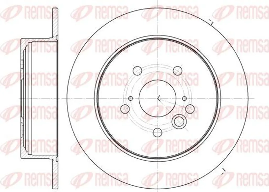 Disque de frein pour rénovation de freinage sur RAV 4 et Carnival