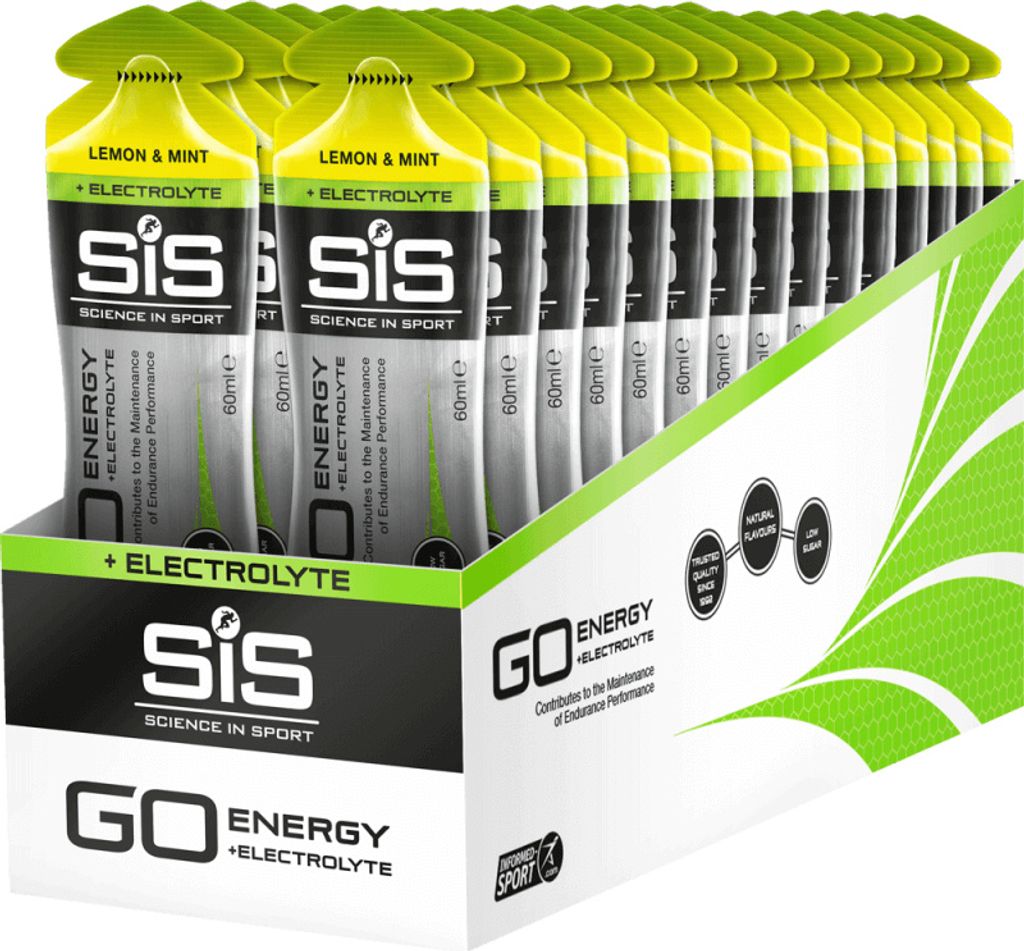 SIS Energy Gel + Elektrolyte Zitrone & Minze 60ml