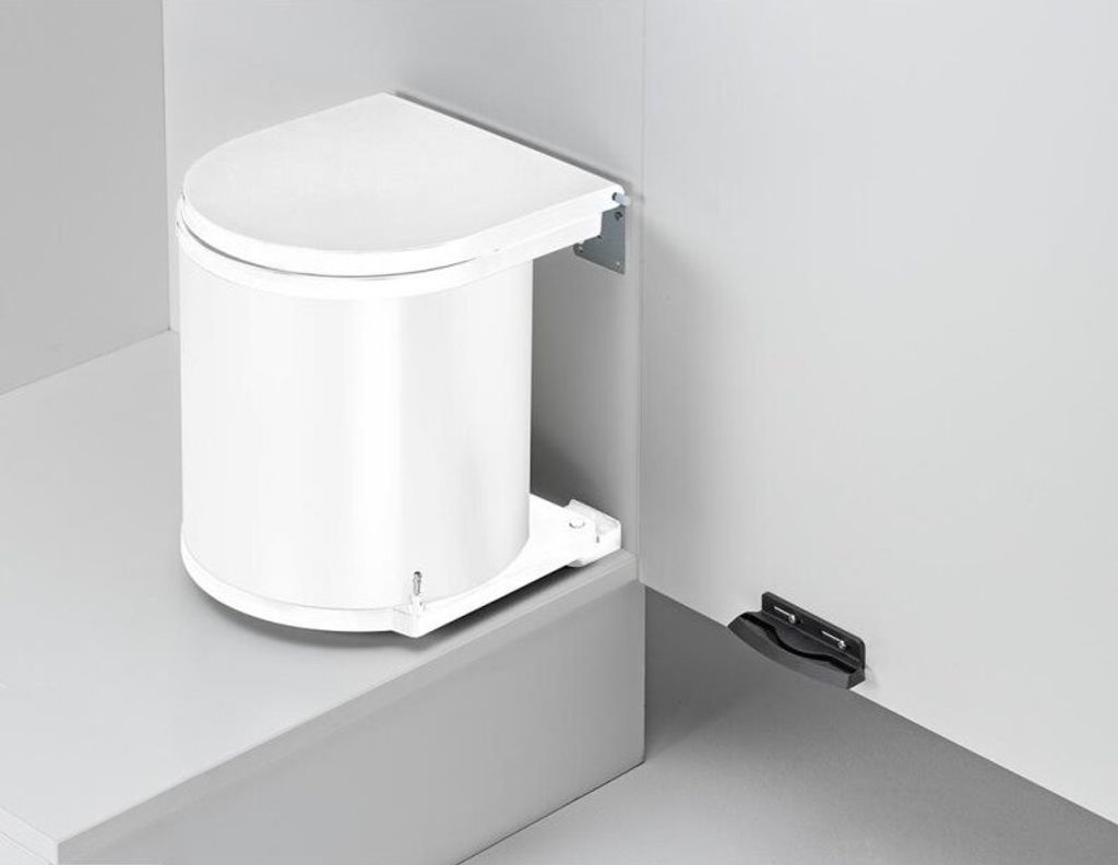 Naber Rondo 2. collecteur de déchets, blanc.  - Poubelle Image du produit 