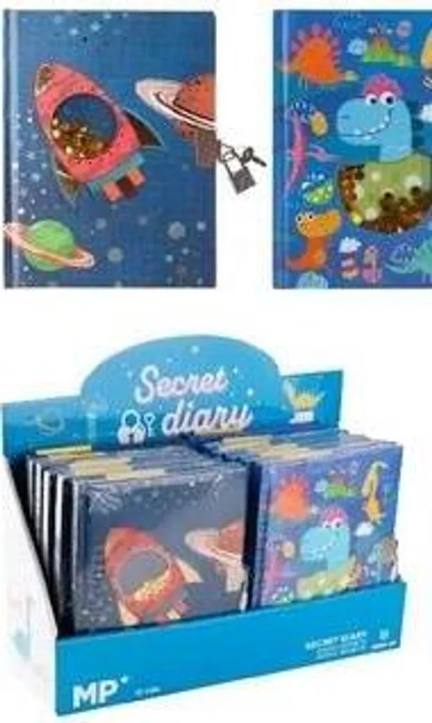 Taccuino Lucchetto Dinosauri Spazio: Qualità Premium per Bambini