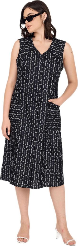 Kittel mit Knöpfen – Blumenmuster