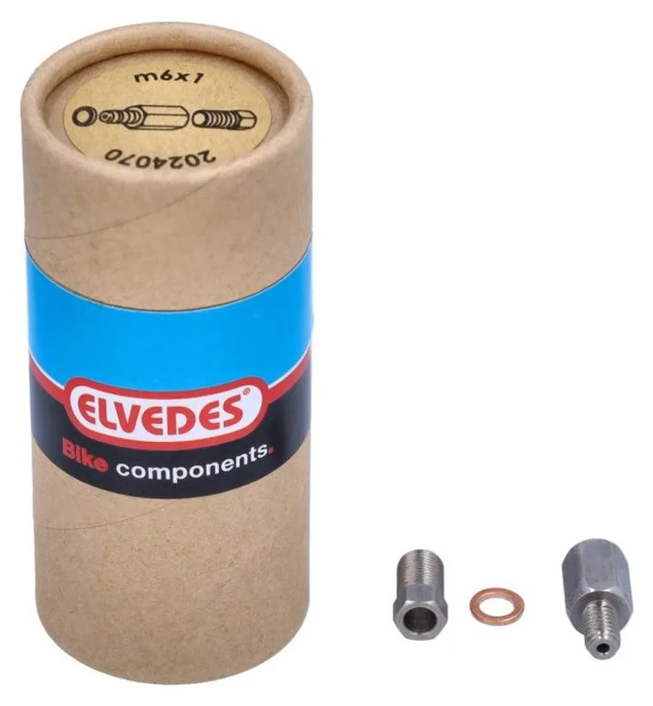 Kit de raccordement frein hydraulique Elvedes M6x1 DS - Pack de 4