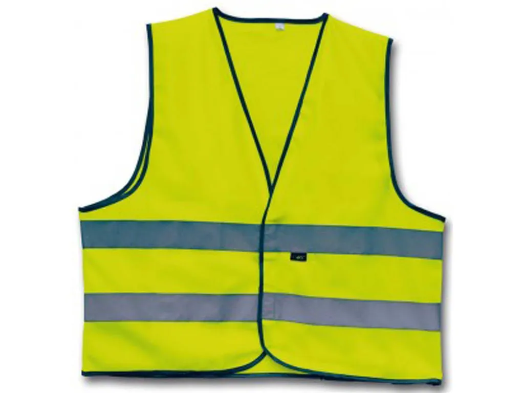 Gilet Riflettente 4-Act Bambini Taglia M Giallo | Alta Visibilità EN1150