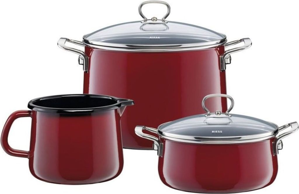 Riess Topfset 3-teilig Rosso R0520008