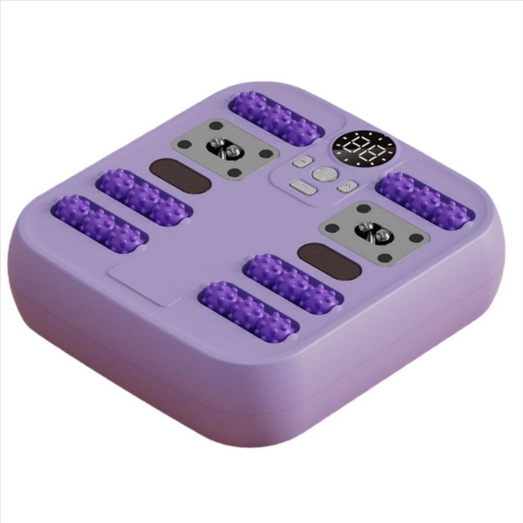 INF Smart Fuß- und Rückenmassagegerät mit 10 Intensitätsstufen & Wärme Violett
