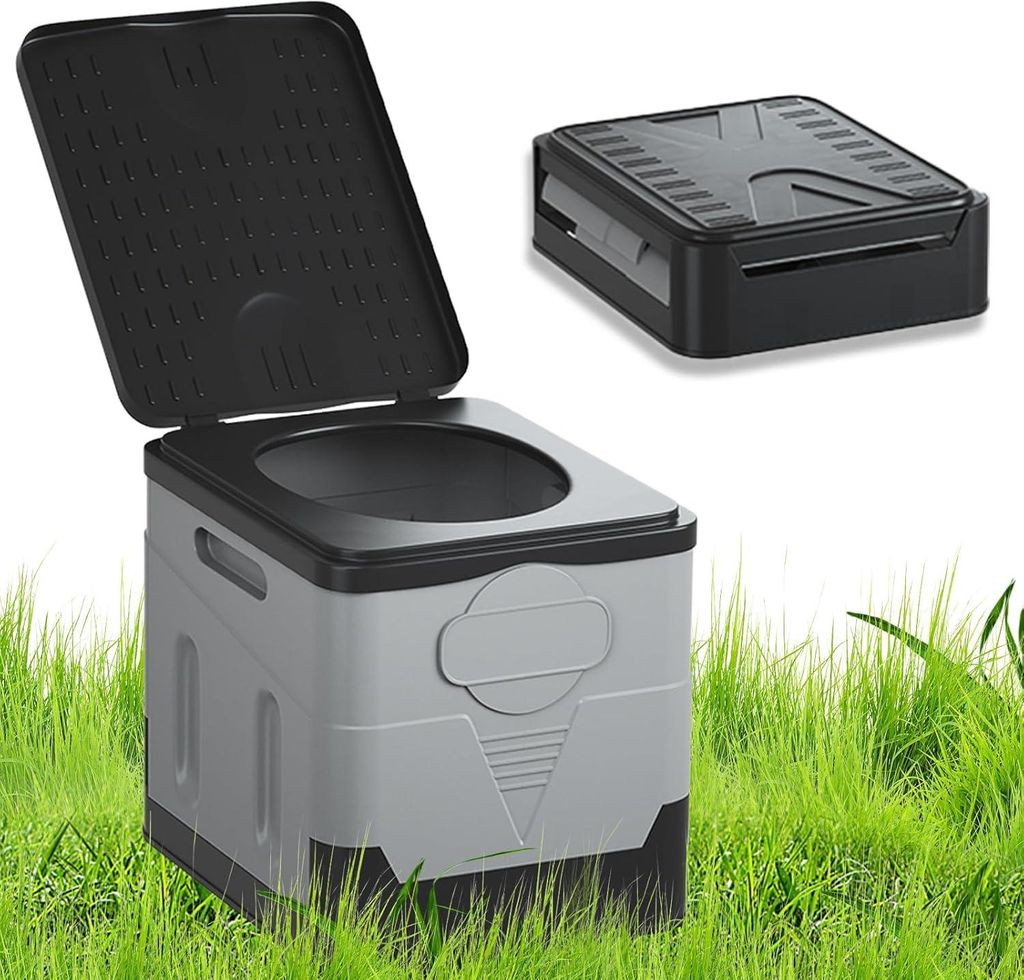 Campingtoilette, Klapptoilette, Camping Toiletten, Trockentoilette, Mobile Toilette, tragbare Toilette, max 150 kg