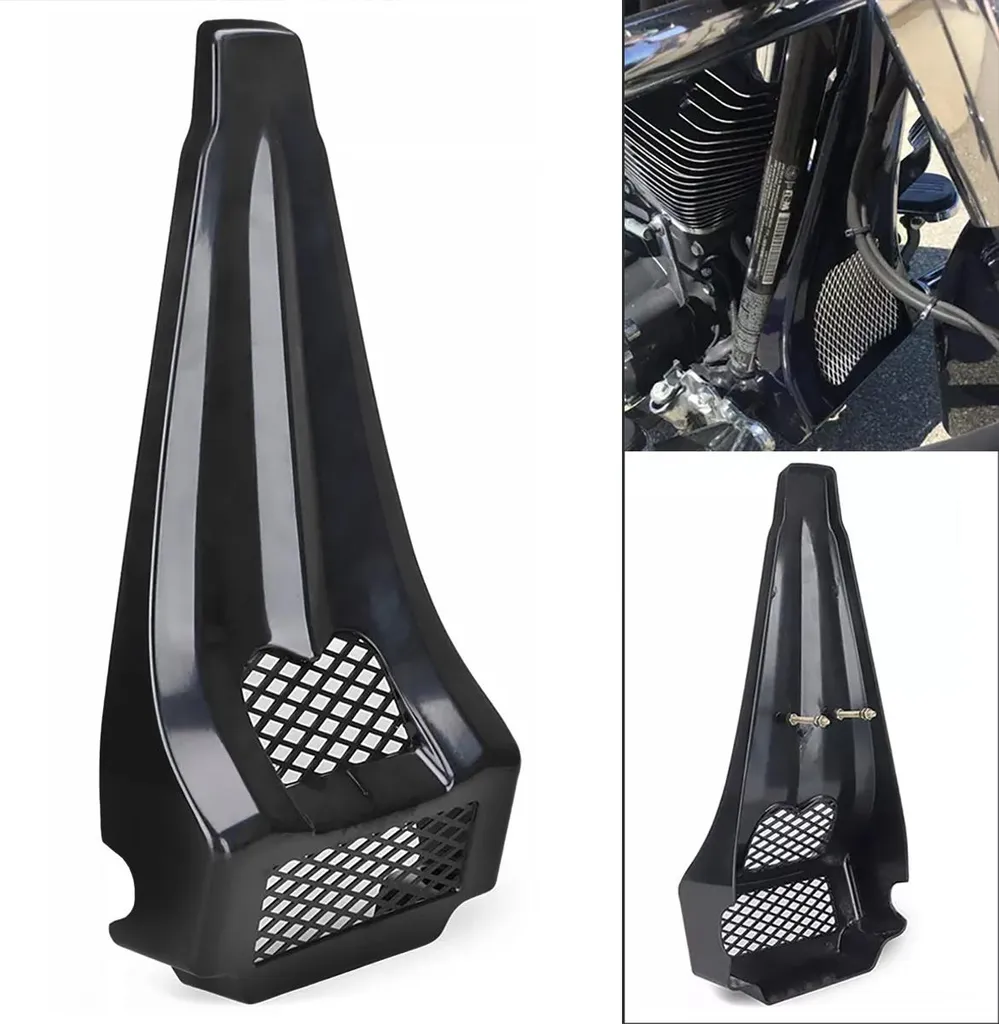 Cache radiateur BH1 pour Harley Touring 97-13 : masquez le cadre nu