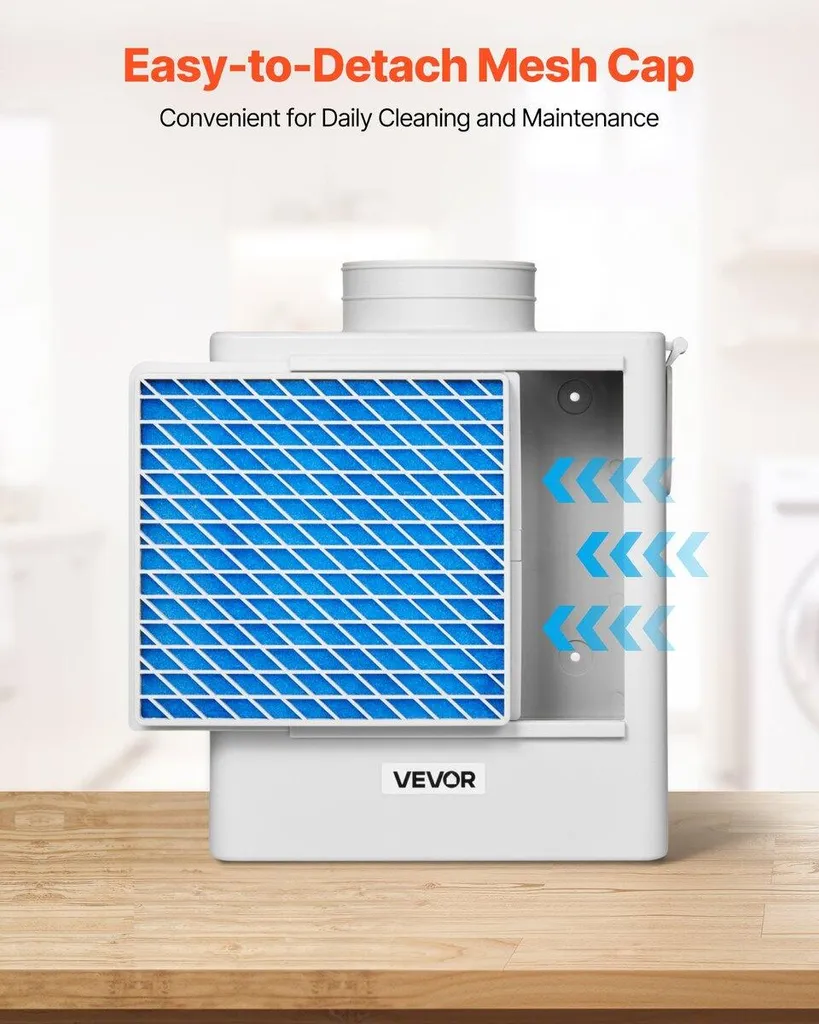 Fini l'Humidité : Kit de Ventilation Sèche-Linge Intérieur ABS 99mm Pro - 5