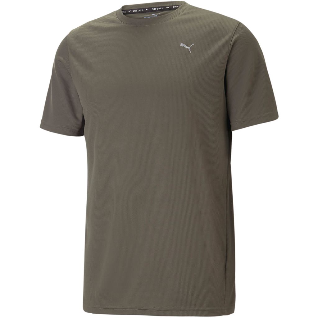 PUMA Performance kurzarm Trainingsshirt Herren 73 - green moss M