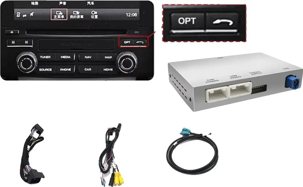 Module CarPlay sans fil PCM 4.0 adaptateur Wi-Fi pour Porsche