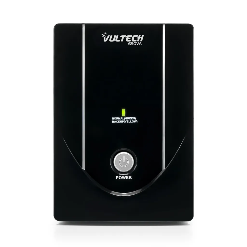 Onduleur Vultech 650VA Compact Line-Interactive avec 2 prises AC