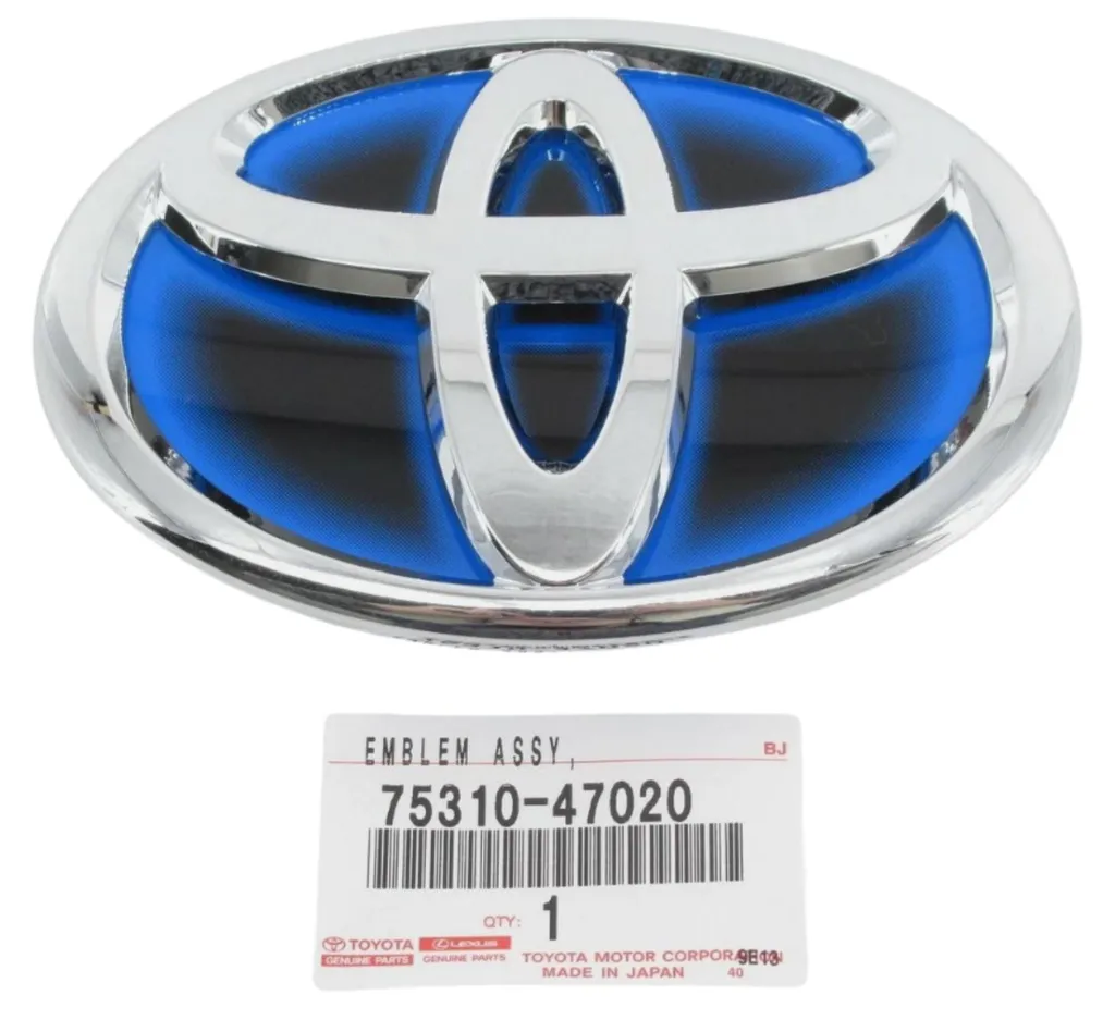 Logo de Calandre Avant Toyota Prius 75310-47020 Badge d'Origine OE