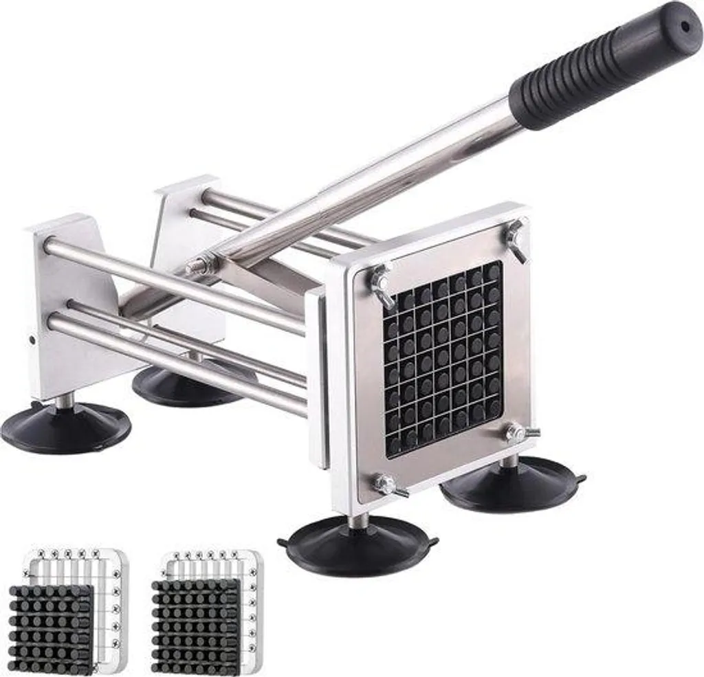 Coupe-frites pour frites maison parfaites - Machine inox 2 tailles