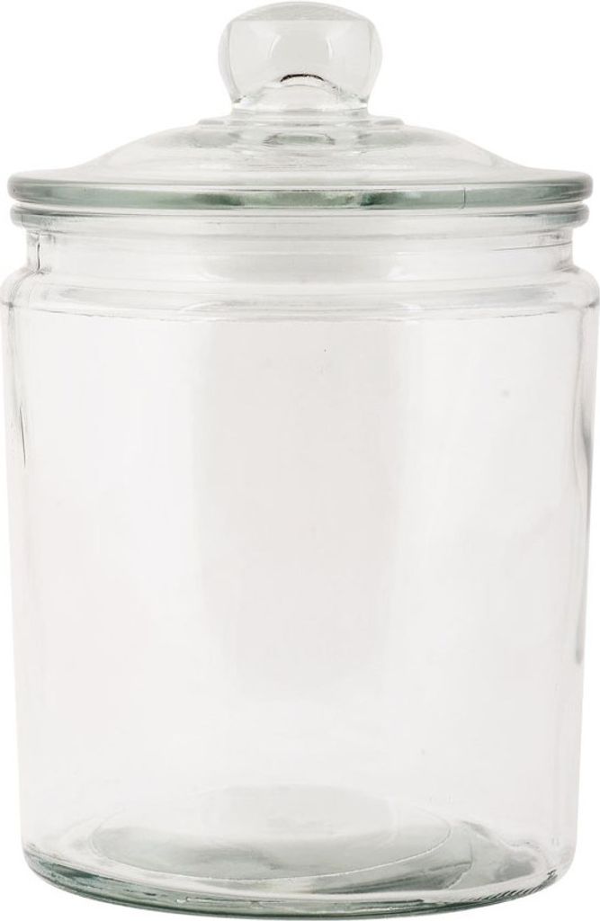 Glasdose KITCHEN transparent Dose 1900ml Vorratsdose aus Glas im Landhausstil