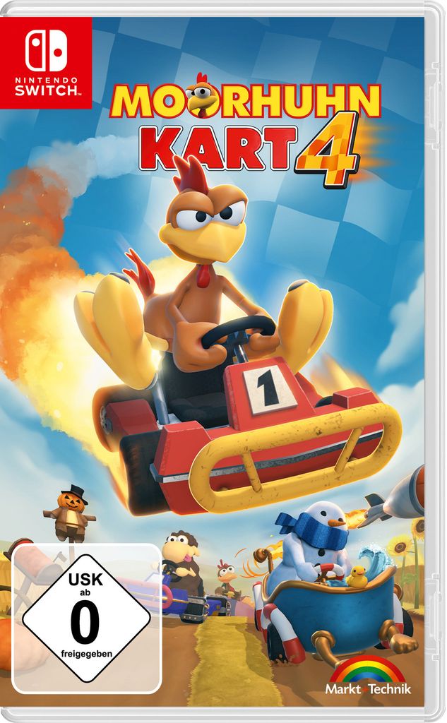 Moorhuhn Kart 4  Switch Produktbild 