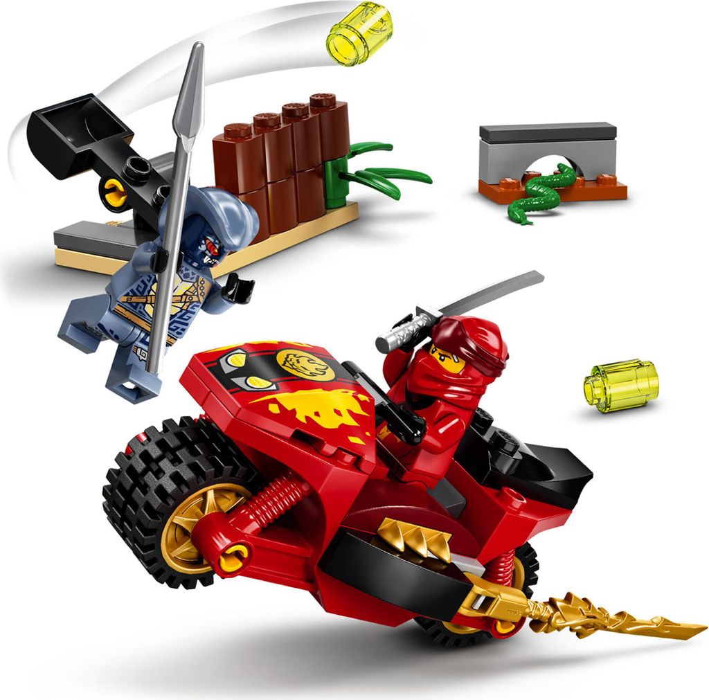 LEGO 71734 NINJAGO Kais Feuer-Bike, Motorrad Spielzeug Set Produktbild 3