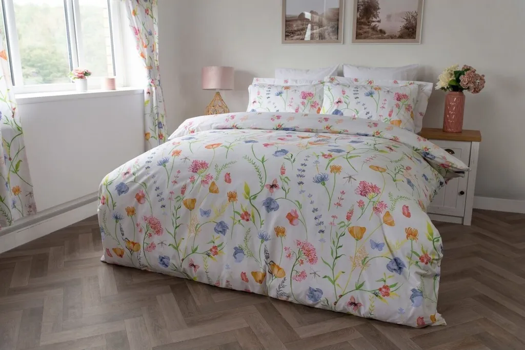Parure de lit Larissa Belledorm BM484 multicolore pour lit simple 1 place