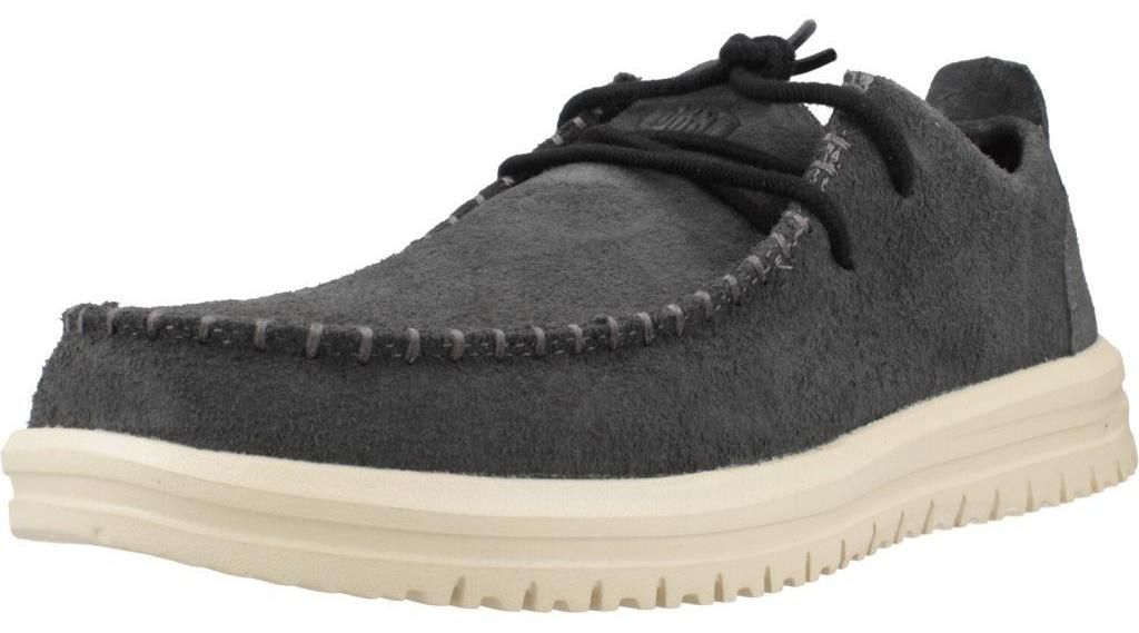 HEY DUDE NXT MOC Leichte und Bequeme Mokassin-Schuhe Grau