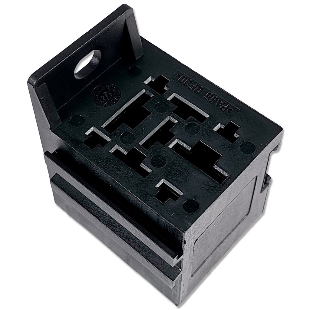 Relaissockel | 9-polig | Multi Relais | anreihbar | Schwarz | ohne Terminals