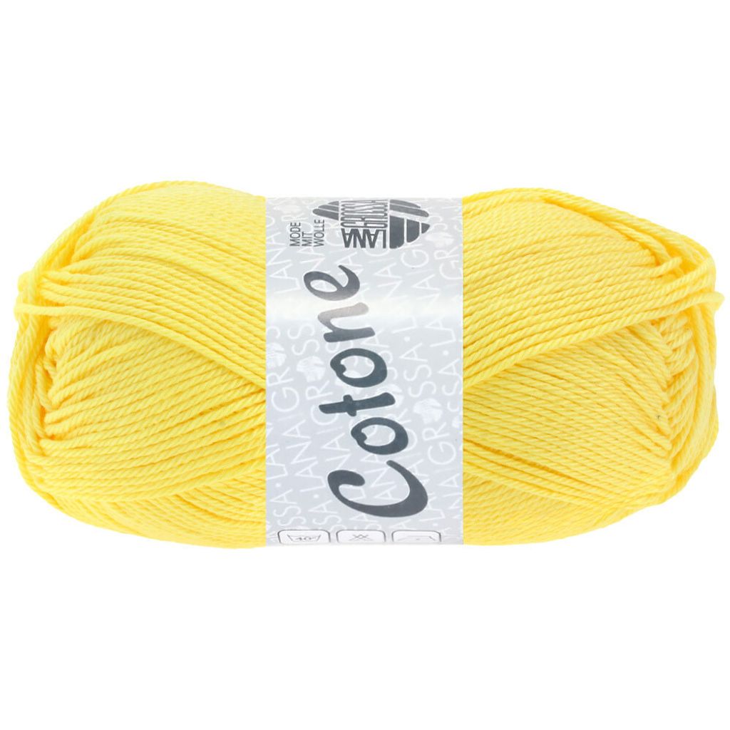 Lana Grossa - Cotone 0016 gelb Produktbild 