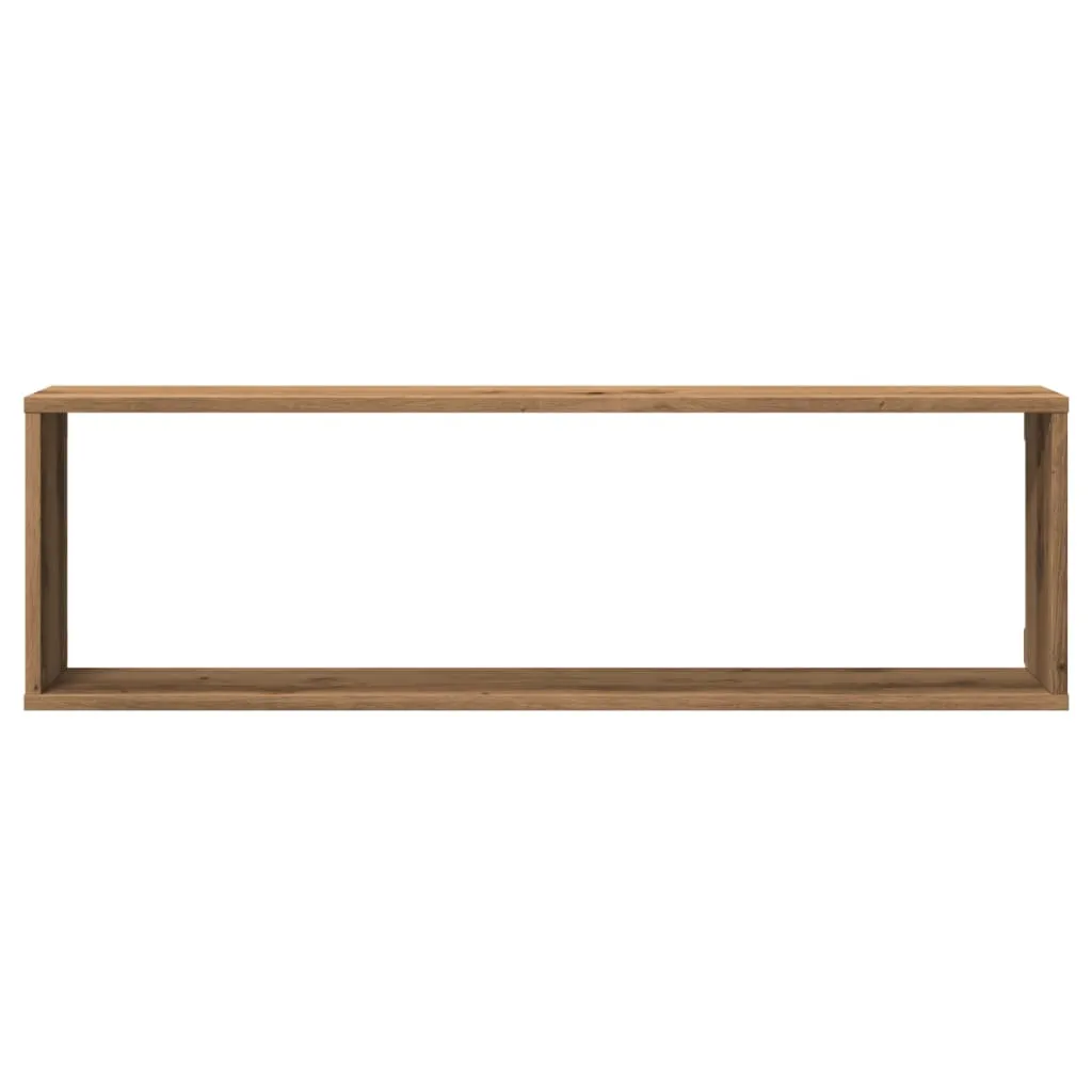SYFAX™ Set 2 Mensole Sospese a Cubo 100x15x30 cm Ideali Cameretta - 4