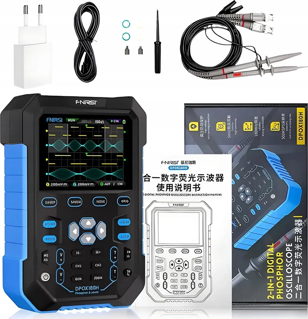 Oscilloscope FNIRSI DPOX180H 180 MHz : Mesurez sans Bruit vos Signaux