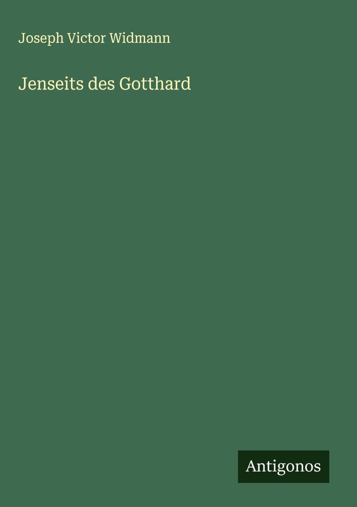 Jenseits des Gotthard