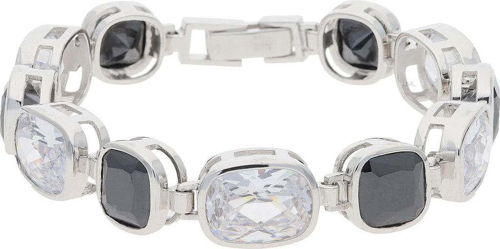 JuwelmaLux Armband 925/000 Sterling Silber mit synth. Zirkonia JL10-03-2791 19 cm
