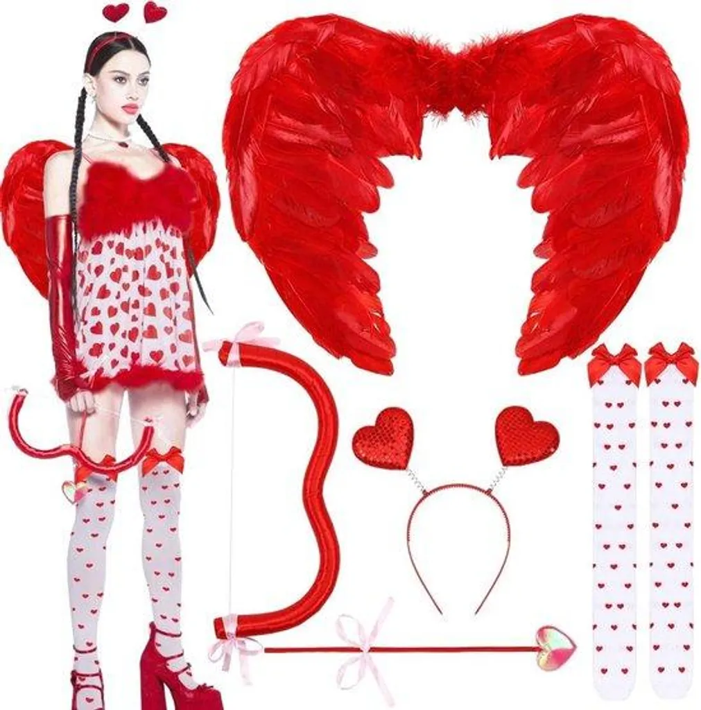 Tenue Cupidon Femme Complète pour Éviter les Déguisements Incomplets