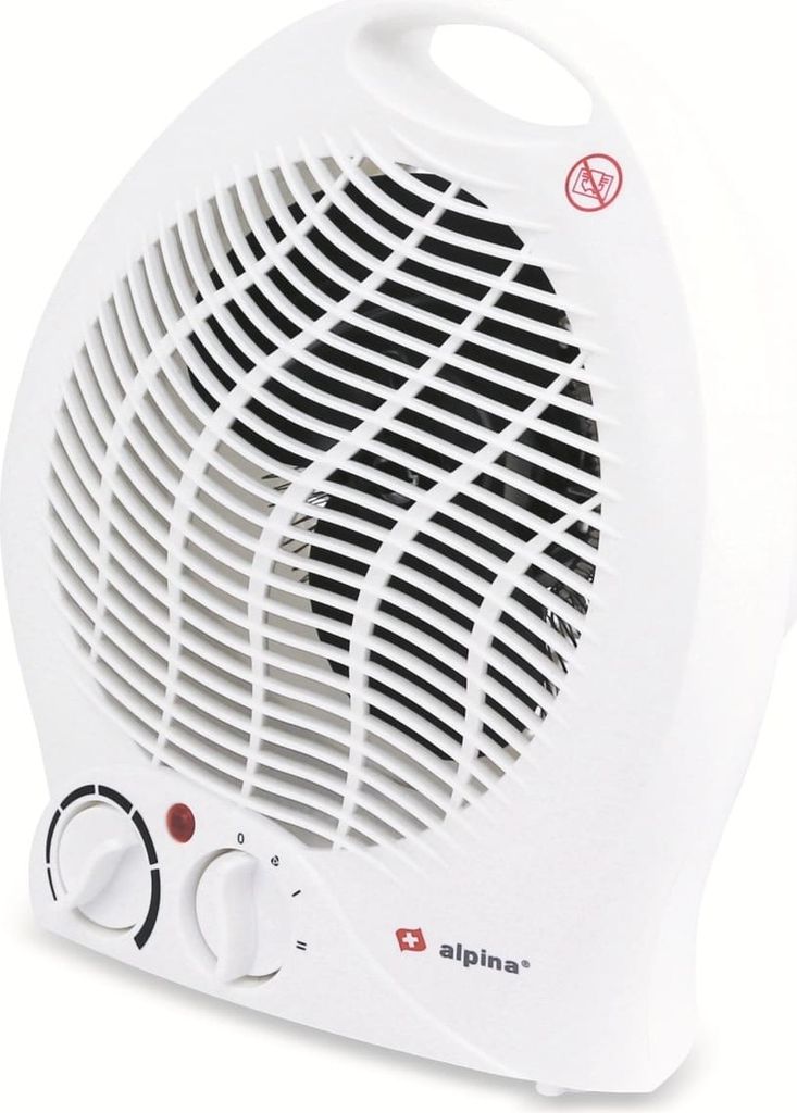 ALPINA ohrievač s ventilátorom LQ801, 2000 W, biely Obrázok produktu 