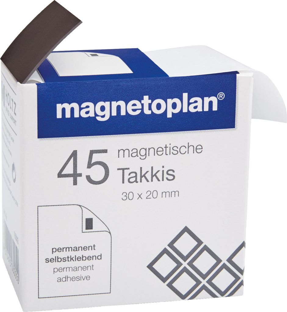 Magnetoplan 15503, Magnet na bielu tabuľu, Čierna, 30 mm, Obrázok produktu 
