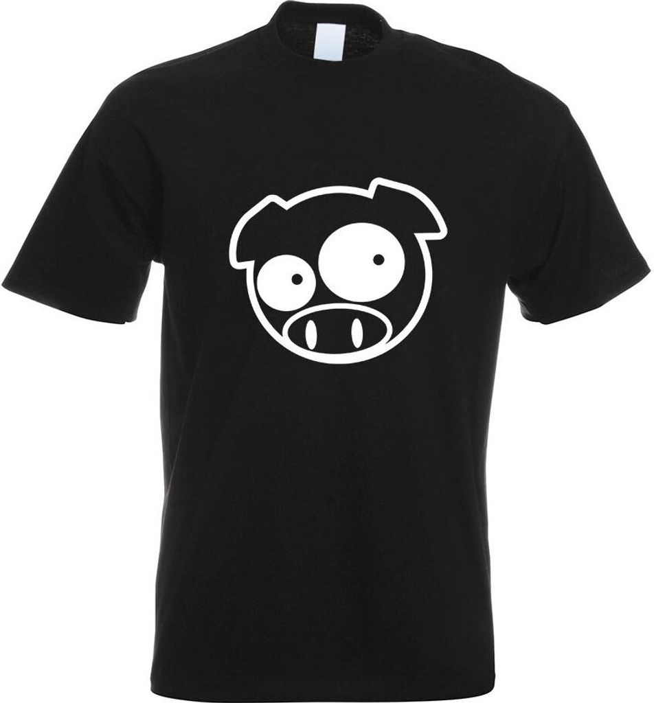 Kiwistar - T-Shirt - schwarz - JDM Schwein Motiv Bedruckt Funshirt Design Print - mit Motiv Bedruckt - Funshirt Design - Sport - Freizeit - Herren ...