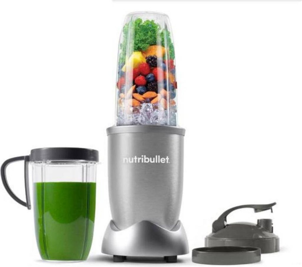nutribullet Standmixer NB907S PRO (900 Watt, 925 ml und 700 ml Becher aus Tritan BPA-frei, Becher und Zubehörteile sind spülmaschinenfest, Klinge...
