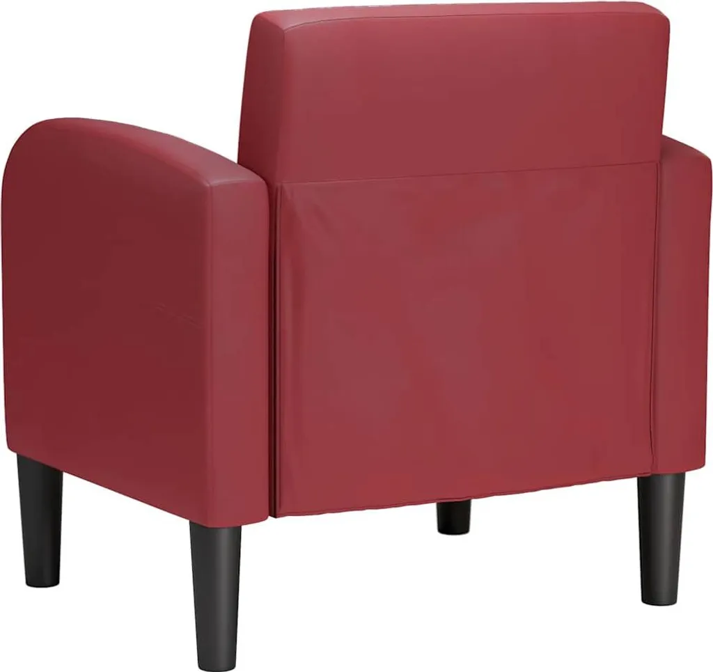 Fauteuil de lecture vin rouge 54 cm pour un coin détente chic et cosy