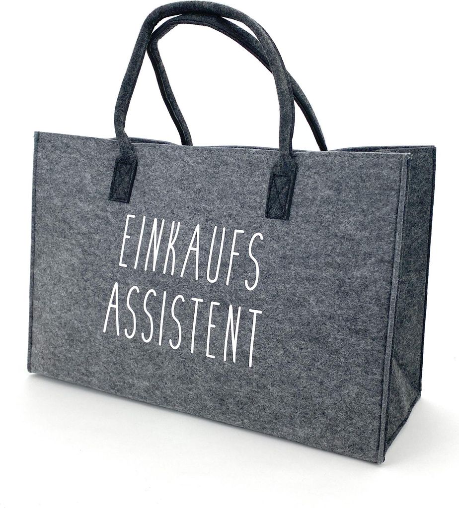 heimtexland Allzweck Filztasche Shopper Tasche Tragetasche Filz Einkaufstasche Einkaufskorb XL Shopping Bag Henkeltasche Typ717 Einkaufsassisten...