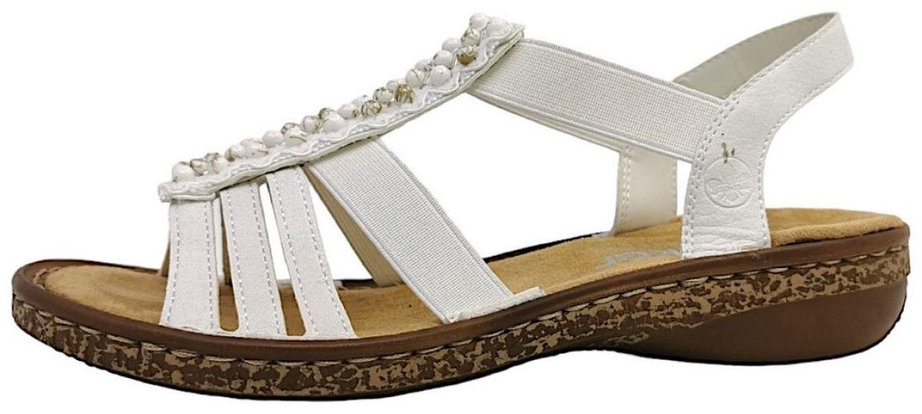 Rieker Corrales: Sandali da donna, colore bianco, per il Immagine del prodotto 