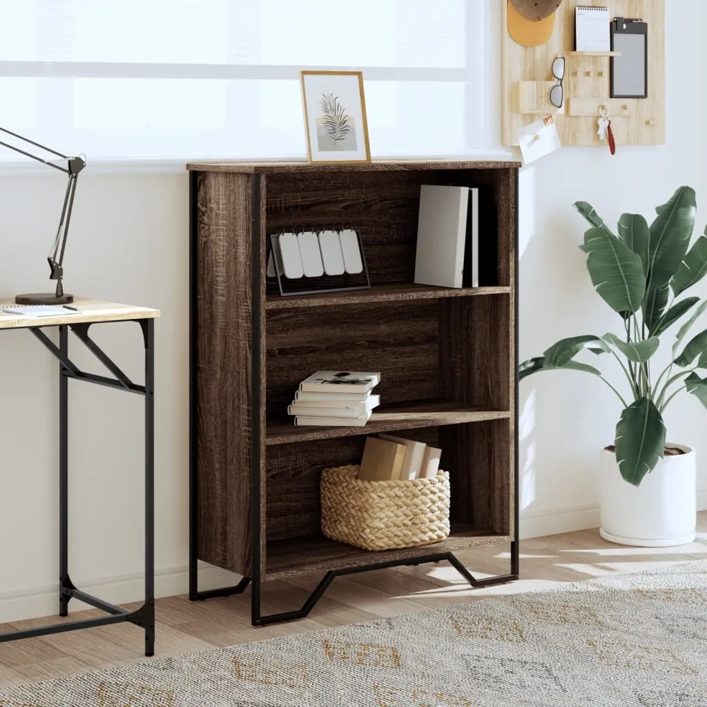 vidaXL Libreria Marrone Effetto Rovere 80x31x106 cm | Arredo Casa Robusto - 3