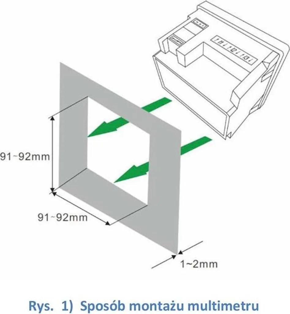Analyseur de réseau électrique triphasé 3x230V 400V AC Multimètre 3028 - 3