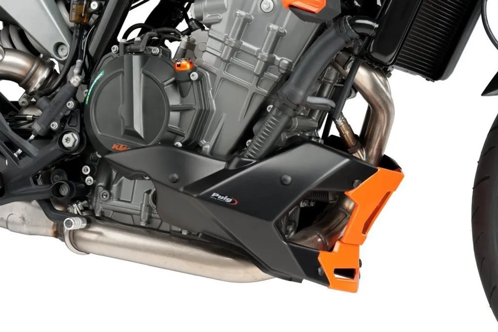 Spoiler de Proue Puig 9669J Haute Résistance Noir Mat pour KTM 790 Duke
