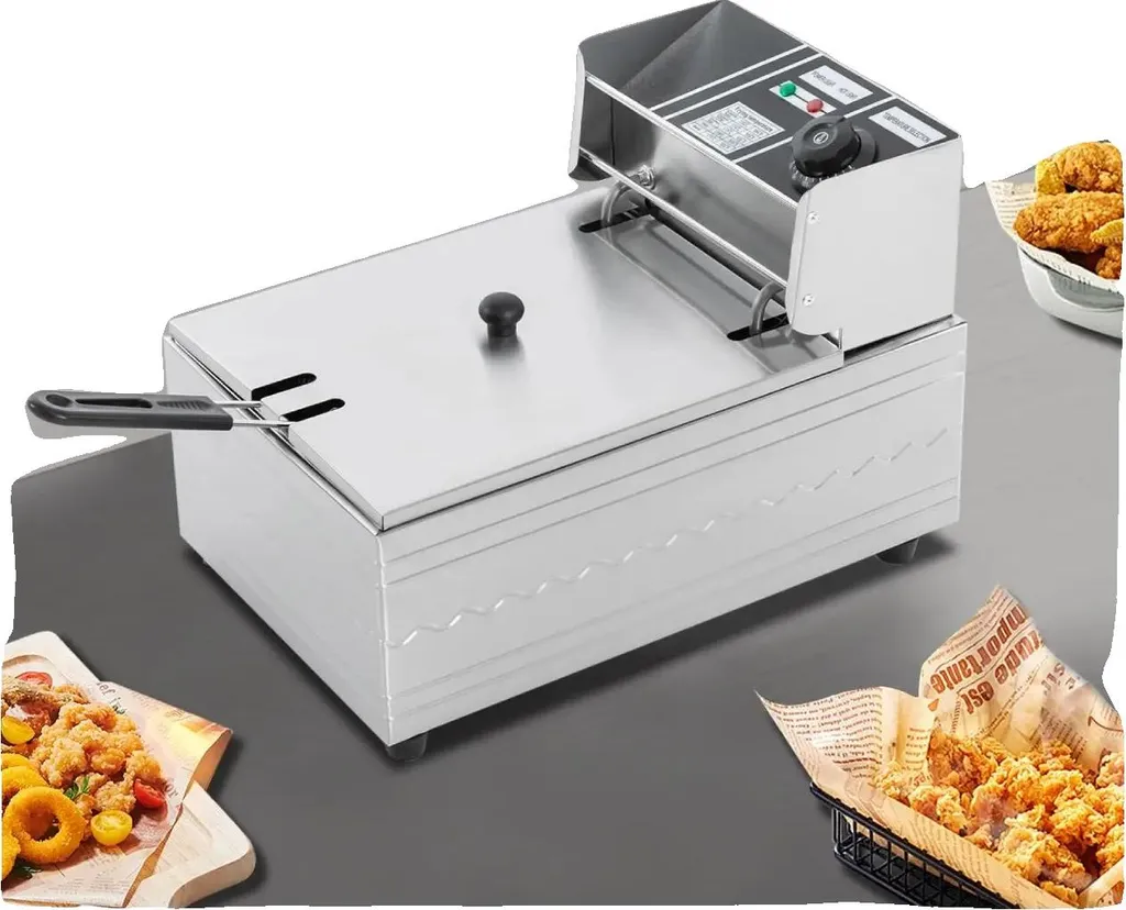 Friggitrice Design Acciaio 2500W: Eleganza e Croccantezza in Cucina