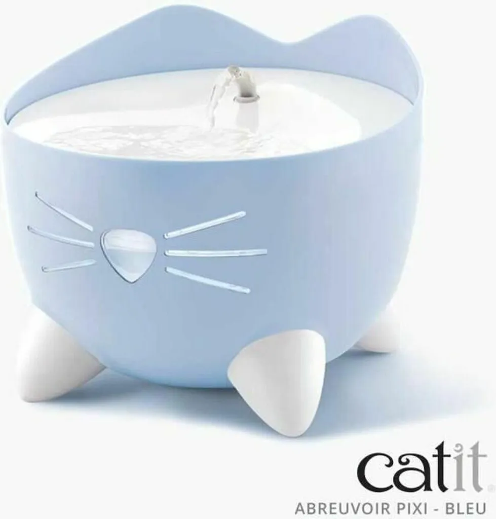Alimentation automatique Catit Bleu pour chat : idéal pour vos absences