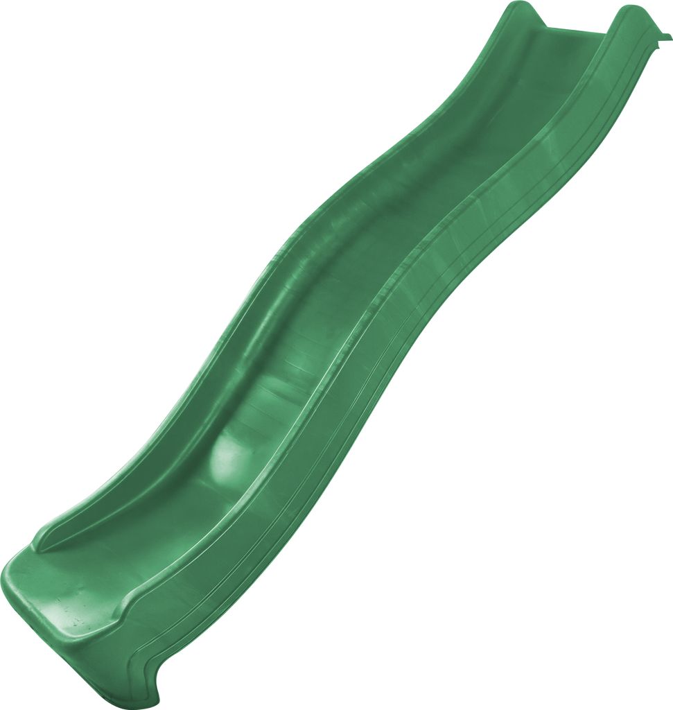 AXI Sky220 Rutsche mit Wasseranschluss Grün - 220 cm | Anbau Element für Kinder Spielturm/Spielhaus/Stelzenhaus | Wasserrutsche/Anbaurutsche für