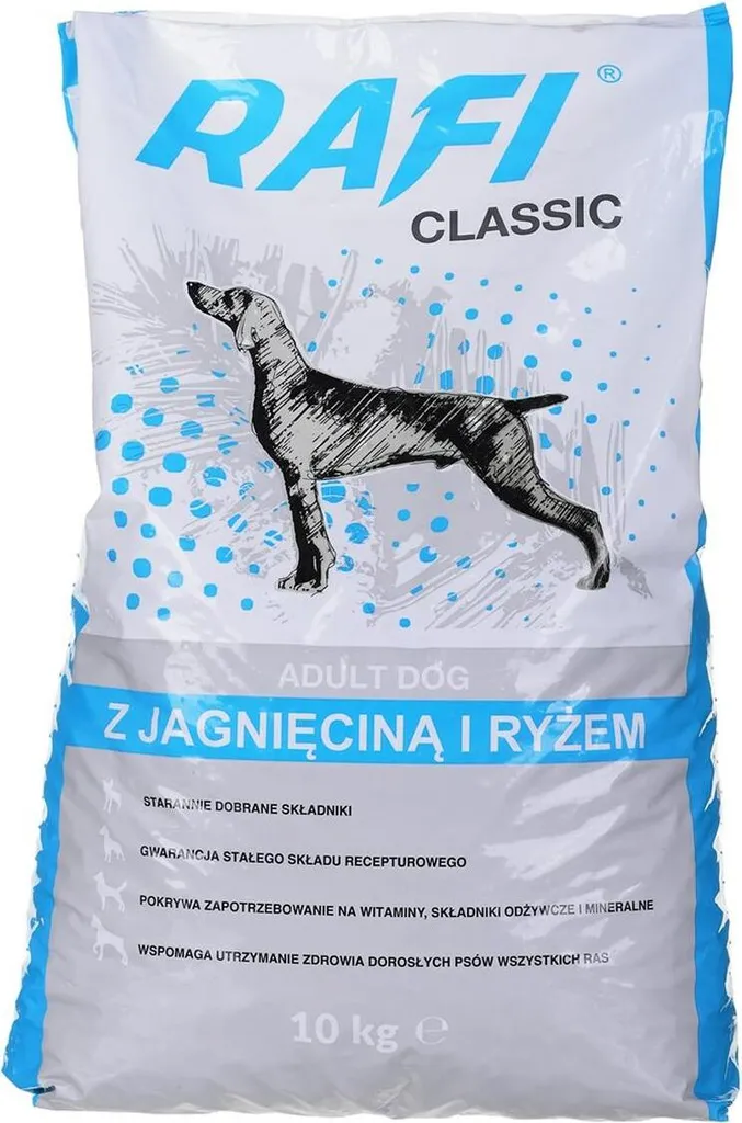 Cibo Secco Rafi Classic Cane Adulto Agnello e Riso 10 kg | Completo - 1