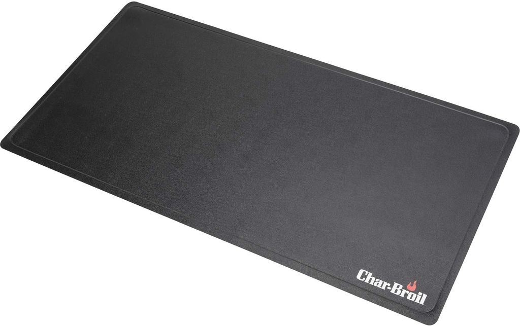 Char-Broil Grillmatte Schwarz 150x80 cm, robust, pflegeleicht & platzsparend zusammenrollbar