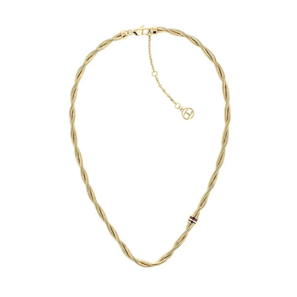 Offerta Tommy Hilfiger Gioielli 2780685 - Collana Acciaio Oro Donna