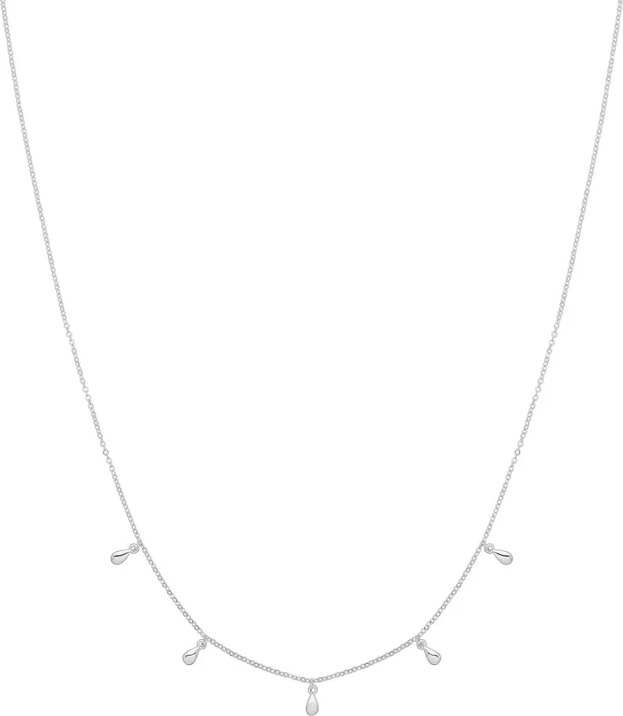 Bijou Collier Femme Argent 925 Idéal pour Mariage et Soirée 46cm