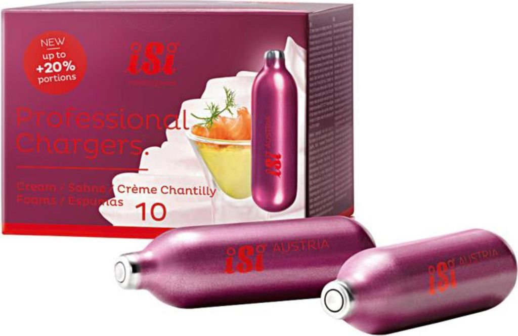 ISI Sahnekapsel Professional Chargers 10er Pack Produktbild 3
