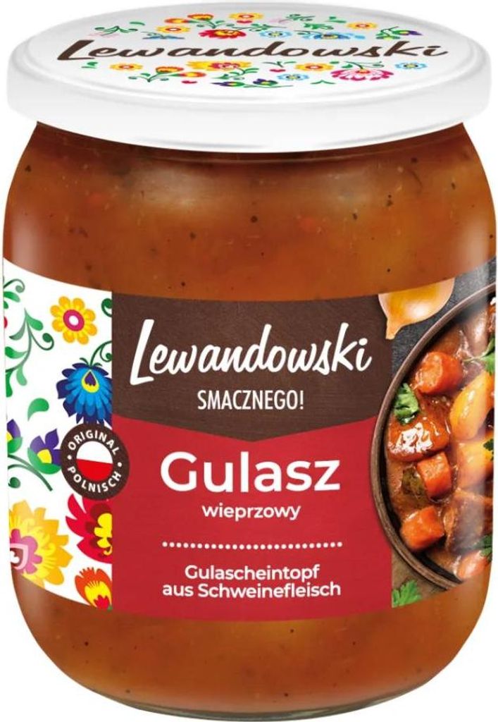 Lewandowski "Gulasz" Gulascheintopf, gemischt 500g Produktbild 
